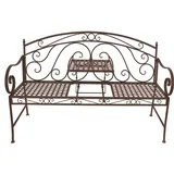 Gravidus Metallbank 146 x 53 x 96 cm Braun