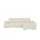 Switch Eckcouch Flachgewebe 3-Sitzer Beige