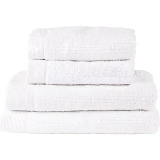 Handtuch-Set 4-tlg. weiß