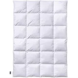 Billerbeck Winterdecke, Weiß, Textil, Füllung: Federn, Daunen, 155x220 cm, Übergröße, für Seitenschläfer geeignet, Bauchschläfer Rückenschläfer Tasche, luftdurchlässig, atmungsaktiv, alle Schlafpositionen passt sich perfekt der Körperform an, hervorragender Wärmespeicher, reines Naturprodukt, weich und anschmiegsam, feuchtigkeitsregulierend, temperaturausgleichend, Hausstauballergiker geeignet, Schlaftextilien, Bettdecken, Daunendecken