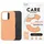 Panzer Glass iPhone 16 Pro Fashionable Case orange