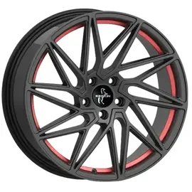 Keskin Tuning KT20 8,0 x 18 5 x 112 ET45 Schwarz/Rot