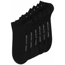 Tommy Hilfiger Sneakersocken 6er Pack Schwarz 39-42