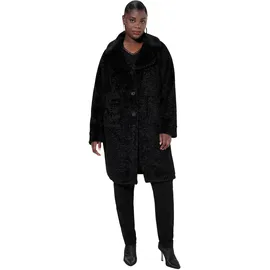 Ulla Popken Wintermantel schwarz L-XL