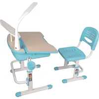 Vipack Kinderschreibtisch Comfortline inkl. Stuhl blau/weiß