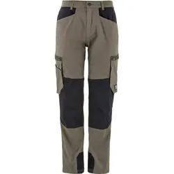 Bundhose "CARGO WORK" Baumwoll-Stretch - 54 - schlamm/schwarz