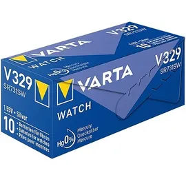 Varta Uhrenbatterie Sondergröße V329 SR731SW
