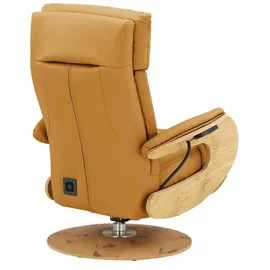 HIMOLLA Relaxsessel 7818 Leder 75 x 108 x 84 cm Gelb elektrisch