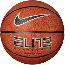 Nike Elite All Court 8P 2.0 Indoor/Outdoor Basketball amber/black/metallic 6