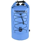 GreatRise 20L wasserdichte Kühltasche Faltbar Kühlbox Rolltop Isoliertasche Thermotasche Cooler Dry Bag Reise Kühlrucksack Eistasche Picknicktasche für Camping Urlaub Wandern Picknick Reisen Blua