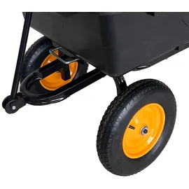 Westmann Prakta L Gartenwagen schwarz