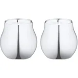 Georg Jensen Teelichthalter Cafu Edelstahl Silber