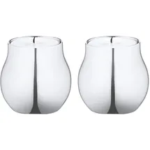Georg Jensen Teelichthalter Cafu Edelstahl Silber