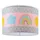 Paco Home Deckenlampe Kinder Pendelleuchte Kinderzimmer Stoffschirm Rund Bunt Baby E27 Deckenleuchte - Weiß, Mehrfarbig 1 (ø45.5cm) - Paco Home