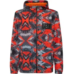 PLEIN SPORT Herren Schlupfjacke CAMOUFLAGE, Orange, 5XL