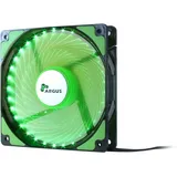 Inter-Tech LED 120mm Fan Gehäuselüfter Gaming Case Modding Beleuchtet (Grün)