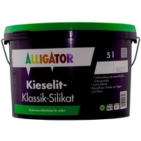 Alligator Kieselit Klassik Silikatfarbe Fassadenfarbe Putzflächen WDVS 15 l