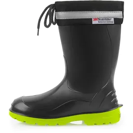 Ladeheid LA-972 Gummistiefel Schwarz/Grün 25