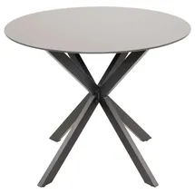 Lesli Living Crest Gartentisch Ø 90 x 73 cm Schwarz