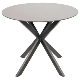 Lesli Living Crest Gartentisch Ø 90 x 73 cm Schwarz