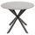 Lesli Living Crest Gartentisch Ø 90 x 73 cm Schwarz