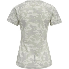 New Line Newline T-Shirt Raglanärmel Women Running Laufen Damen oyster mushroom aop S