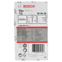 Bosch Senkkopf-Stift SK64-20 NR 38 mm 2000 Stück
