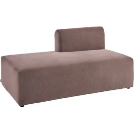 LeGer Home by Lena Gercke Chaiselongue "LYZA Open end, Loungemöbel zum Relaxen, Maße B/T/H: 152/96/74 cm", braun, B:152cm H:74cm T:96cm, 100% Polyester, LEGER HOME BY LENA GERCKE, Sofas, Chaiselongue, als Modul oder separat verwendbar, für individuelle Zusammenstellung
