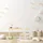 Relaxdays Kindersitzgruppe Set Tisch und Stuhl MDF beige-weiß