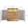 P & B Sideboard Urban III mit LED ca. 150x69 cm Weiß/Eiche Wotan,