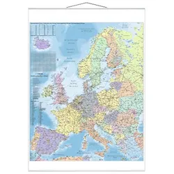 Franken Landkarte Europa 1:3600000 97x137cm 4016946186360 Franken