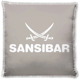 Sansibar Kissenhülle SANSIBAR DOUBLE (BH 50x50 cm) - braun