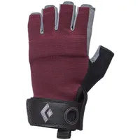 Black Diamond Crag Halbfinger-Kletterhandschuh Kletterhandschuhe Bordeaux
