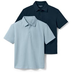 Tchibo - 2 Kinder-Poloshirts - Dunkelblau - Kinder - Gr.: 134/140 - blau - 134/140