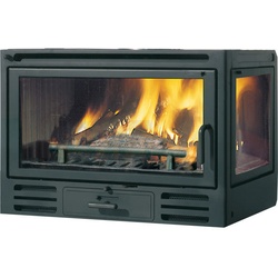 Edilkamin Kamineinsatz Firebox Riga 49 SX Glas links | 9,6 kW