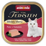 animonda vom Feinsten Mildes Menue Pute & Tomate 100g