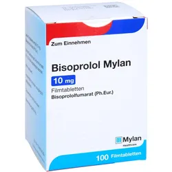 Bisoprolol Mylan 10 mg Filmtabletten 100 St