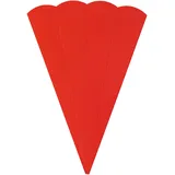 Folia Schultüten Rohlinge 5 STÜCK rot