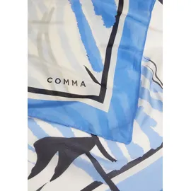 Comma, Schal mit Seiden-Anteil, Weiss, 1