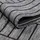 Carpet City Outdoor Teppich Wetterfest 160 cm Rund - Grau-Anthrazit - Wendeteppich, Beidseitiges Geometrisches Muster - Balkonteppich Wasserfest Outdoor - Terrassenteppich