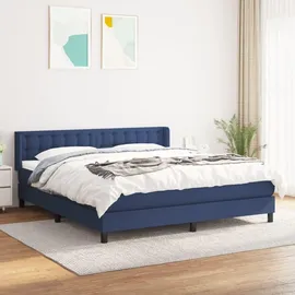 vidaXL Boxspringbett 180 x 200 cm Blau