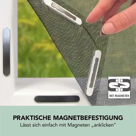 EasyMaxx Fenster-Moskitonetz 150 x 130 cm