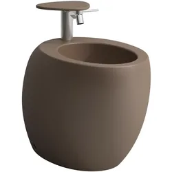 Laufen Bidet „Ilbagnoalessi“, Befestigung verdeckt in Kaffee matt