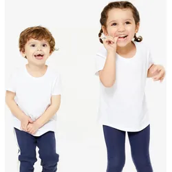 T-Shirt Babys/Kleinkinder Basic Baumwolle - weiss ultraweiß|-|- 82-88cm 24M