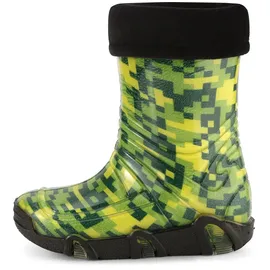 Ladeheid Kinder Mädchen Jungen Gummistiefel Gefüttert Swk2021 (Muster-43, 25/26 EU)