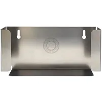Reuschenbach Wandhalter Edelstahl für Handschuhboxen – rostfrei & hygienisch – V2A Handschuhspender, stabil & leicht zu reinigen, ideal für Praxis, Labor, Küche