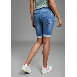 KangaROOS Jogg-Jeansbermudas Blau 34