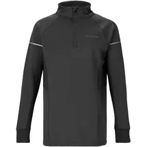 Endurance Funktionsshirt "Kredly", Jungen, Gr. 140, schwarz, 85% Polyester, 15% Elasthan, unifarben, normal, ohne Ausschnitt, Shirts Funktionsshirt, mit reflektierenden Elementen