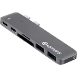 ESTUFF Allure Series Slot-in Hub Pro - Dockingstation - USB-C / Thunderbolt 3 - für Apple MacBook Pro with Touch Bar (En