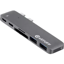 ESTUFF Allure Series Slot-in Hub Pro - Dockingstation - USB-C / Thunderbolt 3 - für Apple MacBook Pro with Touch Bar (En